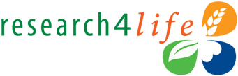 Logotipo do Research for Life com link externo para exibir a página da Revista no indexador