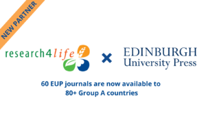 logos of Research4Life and EUP to denote new partnership